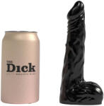 The Dick Chasten Dildo - fekete, prémium 14, 5 cm-es maszturbátor