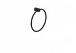 Kludi KLUDI-VELA R törölközőtartó gyűrű, matt fekete (5897839)