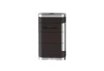 Xikar Allume Tuxedo Black szivar öngyújtó 1-es szúró lánggal fekete/króm (531BK)