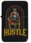 Padonio Benzines öngyújtó fekete színű - Hustle felirattal (PAD-14658-5)