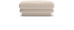 Micadoni Puf Torino cu tapiterie din tesatura structurala, bej deschis (MIC_POUF_211_F1_TORINO2)