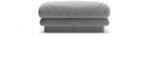 Micadoni Puf Torino cu tapiterie din catifea, gri deschis (MIC_POUF_184_F1_TORINO4)