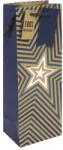 Eurowrap italtasak (12, 7x35, 5x9 cm) kraft, kék csillagos (5) (34966-4C)