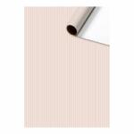  Stewo tekercses csomagolópapír (70x200 cm) fényes púder, anyagában csíkos, Paro (5) (2528996526)