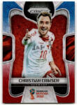 Panini 2018 Panini Prizm World Cup Prizms Red and Blue Wave #266 Christian Eriksen