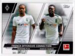  2021-22 Topps Bundesliga #198 Alassane Plea / Marcus Thuram