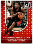 Panini 2014-15 Donruss Production Line Assists #8 Kyle Lowry