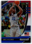  2020-21 Panini Prizm Draft Picks Prizms Red White and Blue #42 James Wiseman