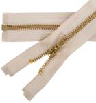  Fém cipzár nyitható (VT10) #5M0 70 cm sárgaréz - Drapp 307