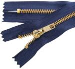  Fém cipzár zárt (VT10) #5M0 16 cm sárgaréz - Sötétkék 330
