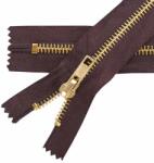  Fém cipzár zárt (VT10) #5M0 16 cm sárgaréz - Sötétbarna 304