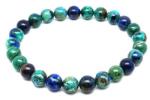 R. M. ékszer Azurit-malachit golyó karkötő A 8mm (059866)