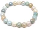 R. M. ékszer Amazonit kínai fazettált aura golyó karkötő 7-8mm (058751)