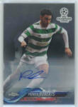 Topps 2017-18 Topps Champions League Chrome Base Autographs #71 Patrick Roberts AU