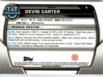 Topps 2022-23 Bowman Chrome University Refractors #6 Devin Carter