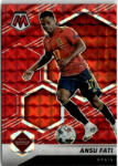 Panini 2021-22 Panini Mosaic Road to FIFA World Cup Mosaic Red Refractor #124 Ansu Fati