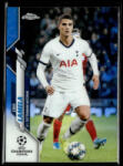 Topps 2019 Topps Chrome UEFA Champions League Blue Bubbles #39 Erik Lamela
