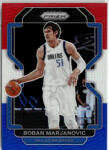 Panini 2021-22 Panini Prizm Red White and Blue Prizms #167 Boban Marjanovic