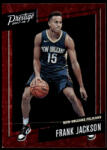 Panini 2017-18 Panini Prestige Micro Etch Rookies Red #30 Frank Jackson