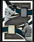 Panini 2022-2023 Panini Immaculate Collection Legends Dual Materials #LDM-CJ Clayton Kershaw/Justin Verlander 40/99
