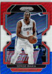 Panini 2021-22 Panini Prizm Red White and Blue Prizms #18 Serge Ibaka
