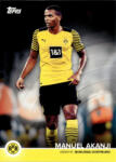 Topps 2021 Topps Borussia Dortmund Trading Cards Set Team Squad #BVB-MA Manuel Akanji
