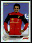 Topps 2022 Topps Chrome Formula 1 Refractor F1 DRIVERS #30 Carlos Sainz