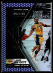 Panini 2015 Panini Kobe HeroVillain - Purple 8 Channel the Villain # 4 Kobe Bryant