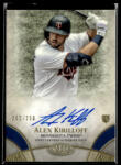 Topps 2021-22 Topps Tier One Break Out Autographs #BOA-AK Alex Kirilloff 202 /250