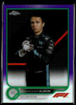 Topps 2022 Topps Chrome Formula 1 Racing Purple/Green Refractor #54 Alexander Albon