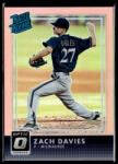 Panini 2016-2017 Donruss Optic Orange #65 Zach Davies 095/199