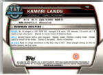 Topps 2022-23 Bowman Chrome University #72 Kamari Lands