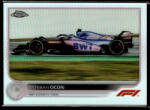 Topps 2022 Topps Chrome Formula 1 Racing F1 CARS Refractor #116 Esteban Ocon