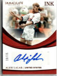 Panini 2018-19 Panini Immaculate Ink Bronze #I-ALA Alexi Lalas 10/35