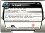 Topps 2022-23 Bowman Chrome University #10 RJ Davis