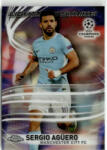 Topps 2017-18 Topps Chrome UEFA Champions League Lightning Strike #LS-SA Sergio Agüero