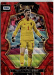 Panini 2022 Select FIFA Soccer Mezzanine Red Wave Prizm #108 Thibaut Courtois