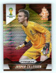 Panini 2014-15 Panini Prizm World Cup Base Yellow And Red Pulsar Prizm #27 Jasper Cillessen