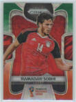 Panini 2017-18 Panini Prizm World Cup Soccer Base Green Orange Wave #60 Ramadan Sobhi