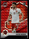 Panini 2021 Panini Mosaic Road to FIFA World Cup RED Mosaic Refractor #48 Jakub Moder