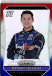 Panini 2016 Panini Prizm Prizms Red White and Blue #11 Denny Hamlin