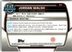 Topps 2022-23 Bowman Chrome University #81 Jordan Walsh