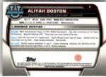 Topps 2022-23 Bowman Chrome University #5 Aliyah Boston