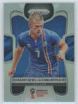 Panini 2017-18 Panini Prizm World Cup Soccer Base Silver #105 Johann Berg Gudmundsson
