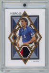 Futera 2021 Futera Unique World Football Heroes Relics - Sapphire #HRM09 Paolo Maldini 04/15