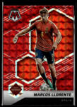 Panini 2021 Panini Mosaic Road to FIFA World Cup RED Mosaic Refractor #123 Marcos Llorente