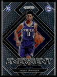 Panini 2021-22 Panini Prizm Emergent #26 Jaden Springer