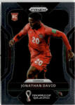 Topps 2022 Panini Prizm World Cup #49 Jonathan David
