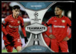 Topps 2019 Topps Chrome UEFA Champions League Teammate Sensations #TS-HB Kai Havertz/Leon Bailey
