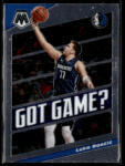 Panini 2019-20 Panini Mosaic Got Game? #11 Luka Doncic